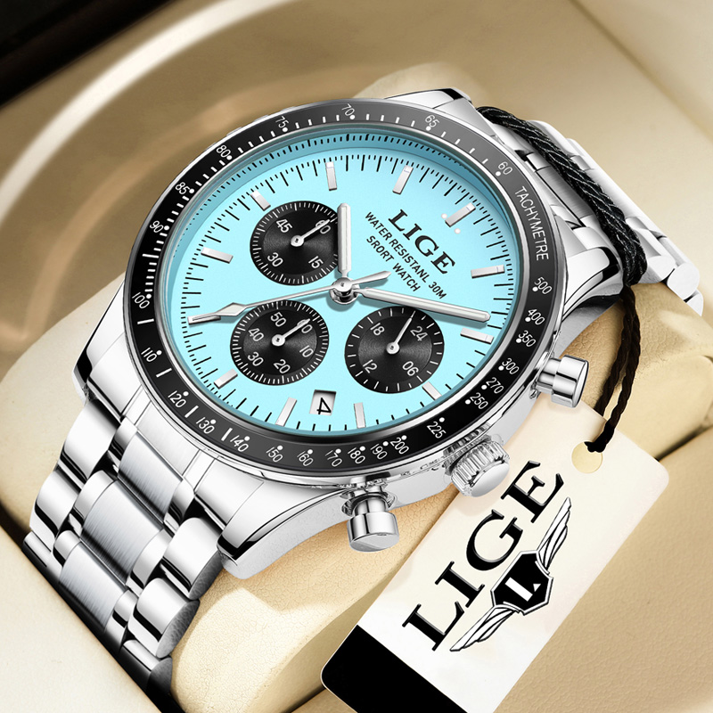 Luxury Watch Maker - LIGE Topmerk Luxe Nieuwe Mannen Horloge