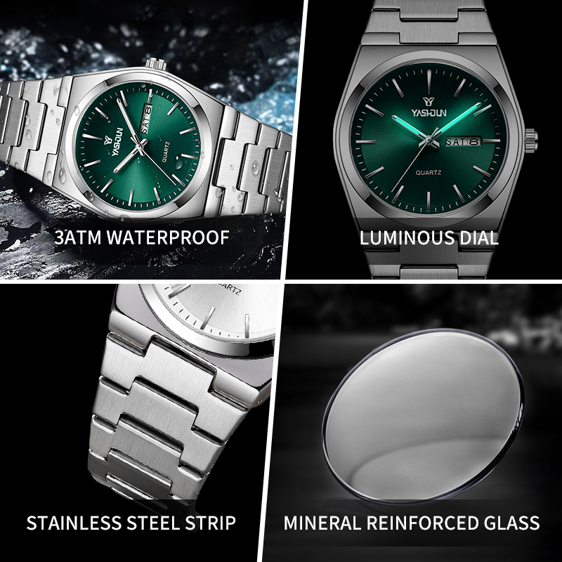 Topmerk Luxe RVS Quartz Horlog - Luxury Watch Top 10 recensie en prijs