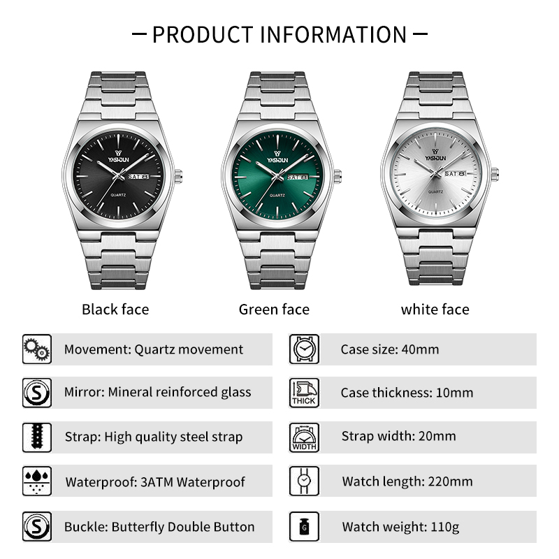 Topmerk Luxe RVS Quartz Horlog - Luxury Watch Top 10 recensie en prijs