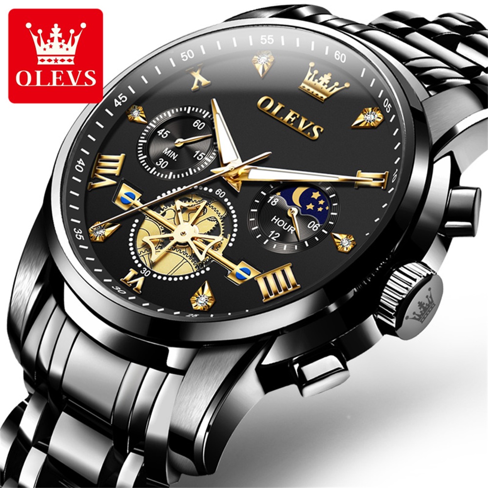 OLEVS Gloednieuwe luxe chronog - Luxury Watch Maker recensie en prijs