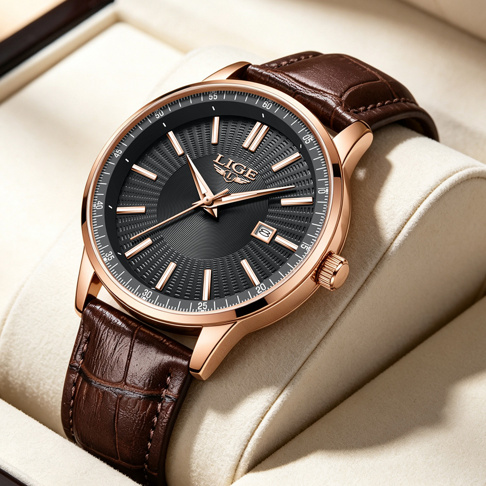 LIGE Topmerk Luxe Herenhorloge - Luxury Watch Top 10 recensie en prijs